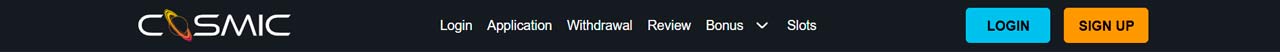 CosmicSlot site top