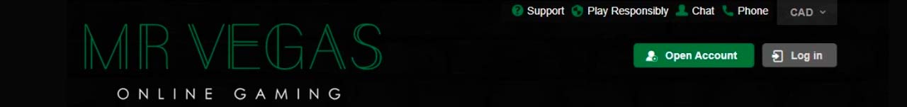Mr Vegas Casino site top
